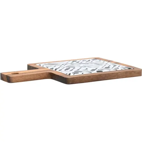 Plateau de table tapas avec base en céramique Allure - Estia Home Art - Modalova