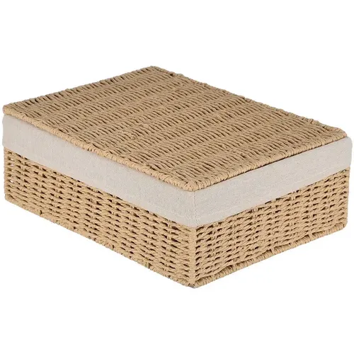 Boîte de rangement et d'organisation avec doublure intérieure et couvercle Totanica - Estia Home Art - Modalova