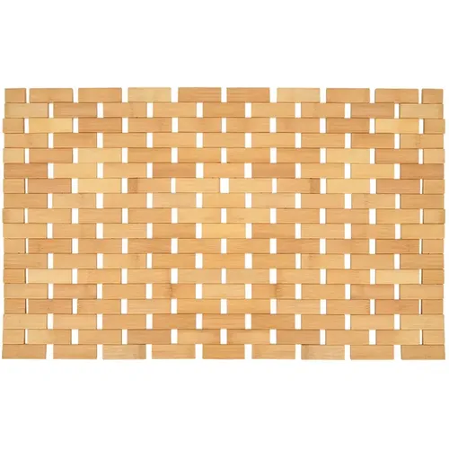 Tapis de bain antidérapant en bambou Essentials - Estia Home Art - Modalova