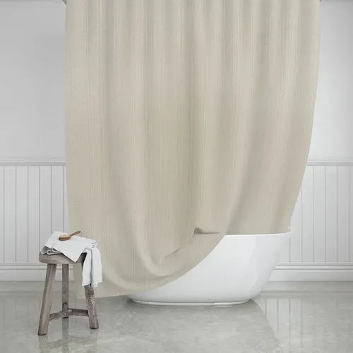 Rideau de salle de bain imperméable en polyester Etherea - Estia Home Art - Modalova