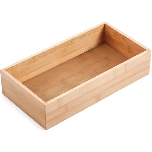 Boîte de rangement empilable Bamboo Essentials - Estia Home Art - Modalova