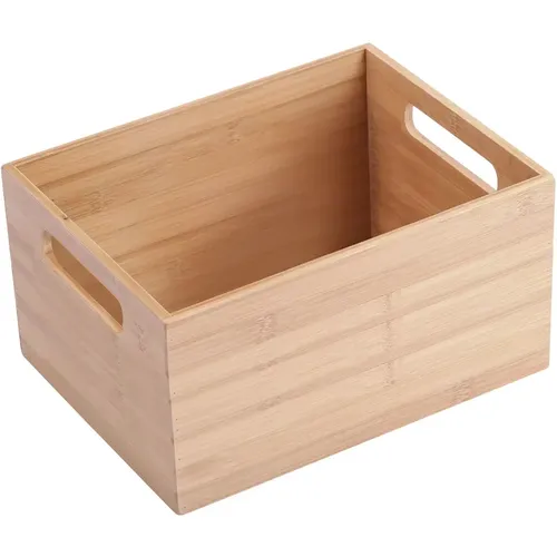 Boîte de rangement avec poignées Bamboo Essentials - Estia Home Art - Modalova