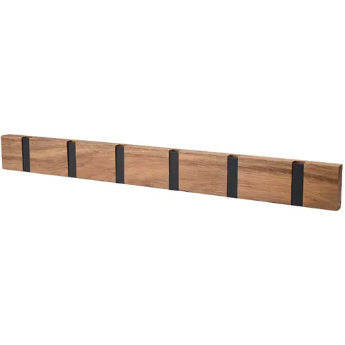 Cintre mural en bois avec 6 crochets pliables - Estia Home Art - Modalova