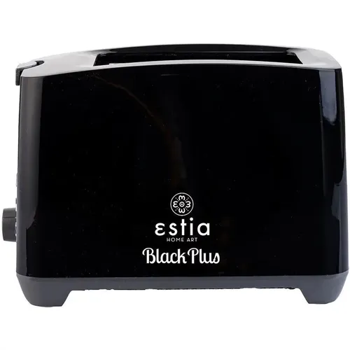 Grille-pain 2 tranches avec 7 niveaux de brunissage Black Plus - Estia Home Art - Modalova