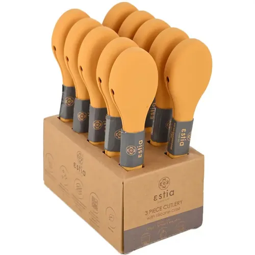 Couverts avec étui en silicone (x3) - Estia Home Art - Modalova
