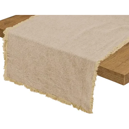 Chemin de table tissé avec franges - Estia Home Art - Modalova