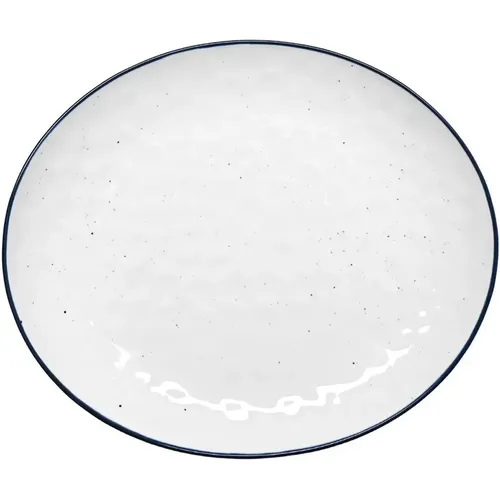 Assiette plate en porcelaine Pebbles - Estia Home Art - Modalova