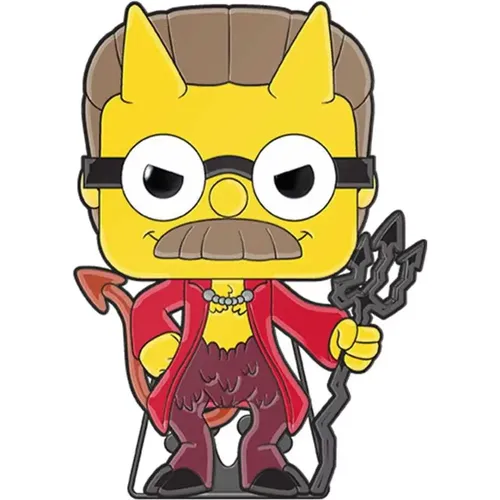 Pins émaillé Simpsons Horror Loungefly POP! Devil Flanders - Funko - Modalova