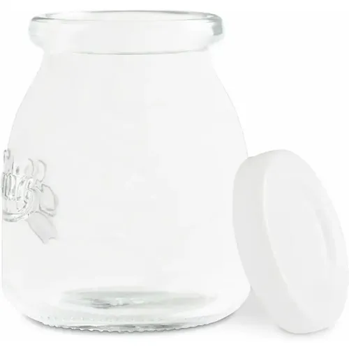 Lot de 12 pots verre pour yaourtières - H.Koenig - Modalova