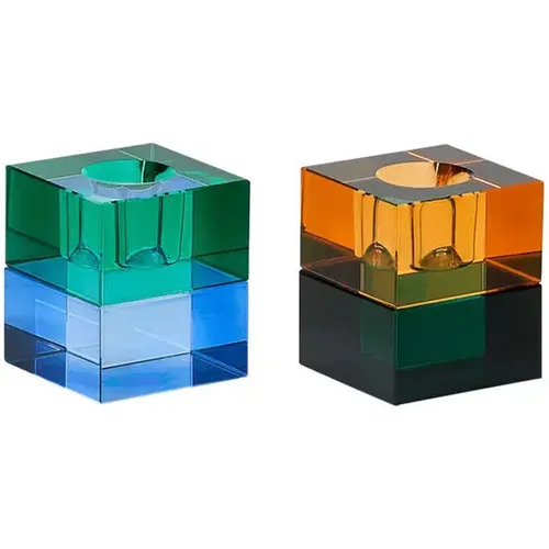 Bougeoir Hubsch Interior Block (x2) - Hubsch Interior - Modalova