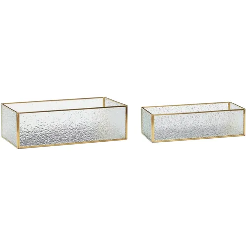 Boîtes vitrine Ripple (x2) - Hubsch Interior - Modalova