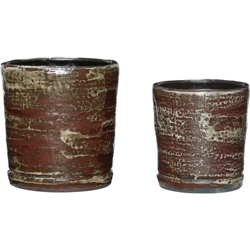 Pots Hubsch Interior Fossil (x2) - Hubsch Interior - Modalova