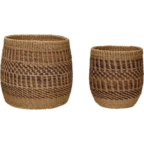 Panier de rangement Ochre (x2) - Hubsch Interior - Modalova
