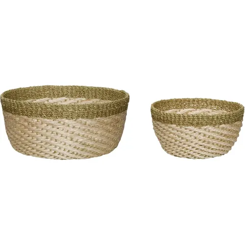 Panier de rangement Palm (x2) - Hubsch Interior - Modalova