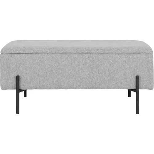 Banc en tissu avec rangement Watford - House Nordic - Modalova