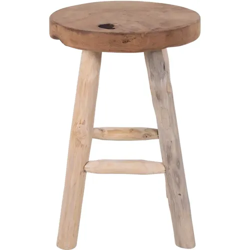 Tabouret en teck à 4 pieds Badia - House Nordic - Modalova