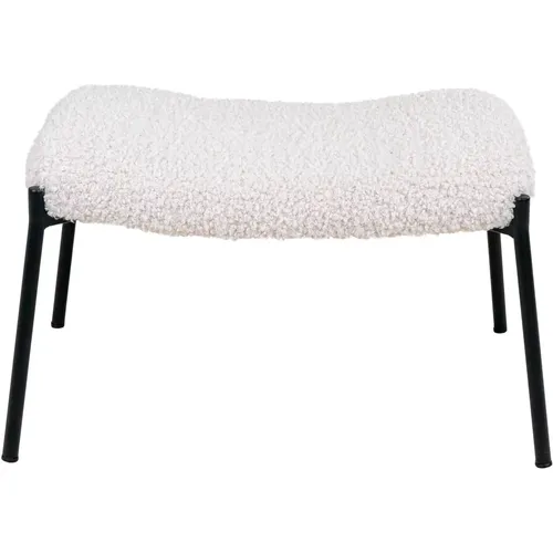 Repose-pieds en cuir d'agneau artificiel Glasgow - House Nordic - Modalova