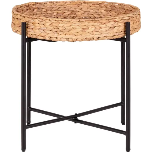 Table Table d'appoint en métal et jacinthe d'eau Naro - House Nordic - Modalova