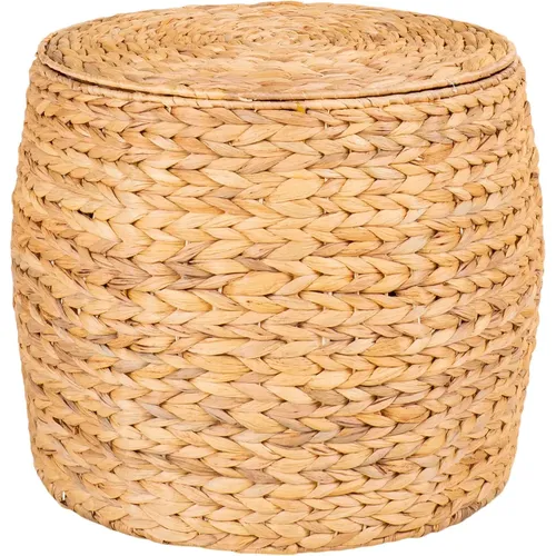 Table d'appoint ronde avec rangement en jacinthe d'eau Delia - House Nordic - Modalova