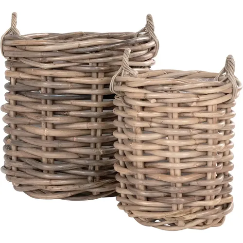 Panier de rangement en rotin kubu Burton (x2) - House Nordic - Modalova