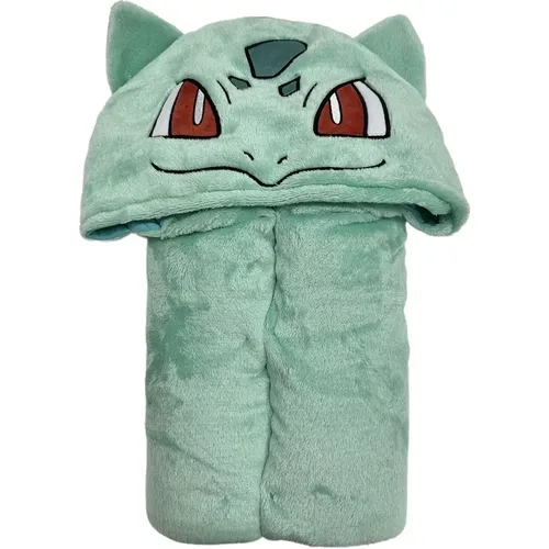 Plaid capuche enfant Pokemon Bulbizarre - Homadict - Modalova
