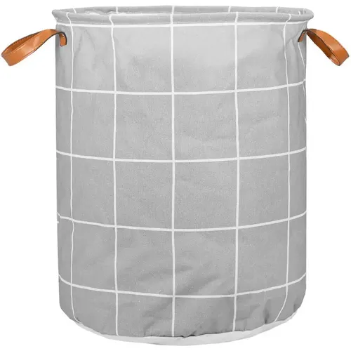 Panier à linge pliable à motif à carreaux avec poignées - Homely - Modalova
