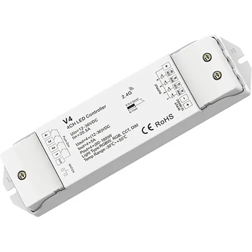 Contrôleur Skoll RGB/RGBW Push,RF 2.4GHz - Indeluz lighting - Modalova