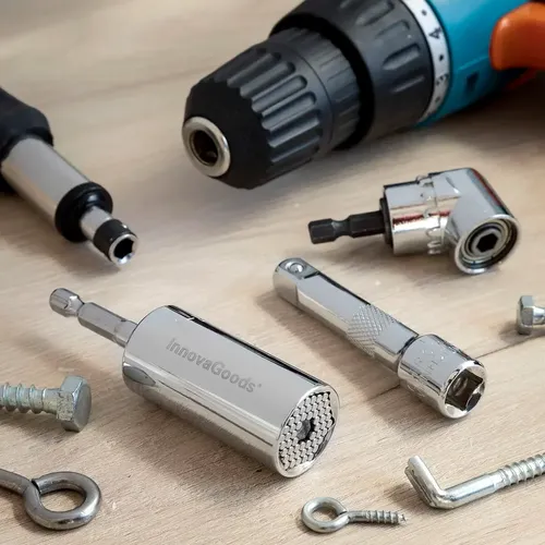 Clé à douille universelle avec accessoires Uniscrew - InnovaGoods - Modalova