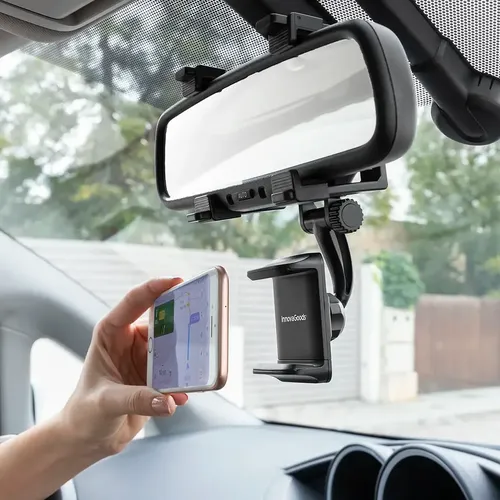 Support smartphone pour rétroviseur Stropp - InnovaGoods - Modalova