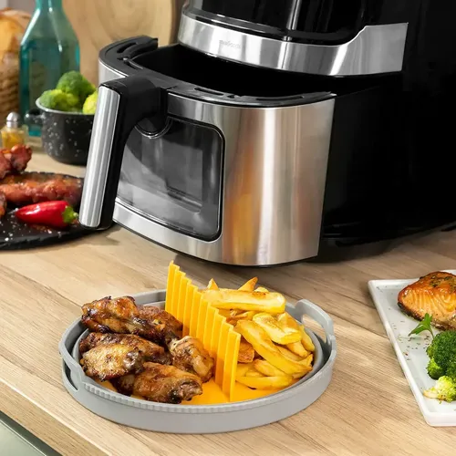 Panier en silicone pliable pour friteuses à air Fliynner - InnovaGoods - Modalova