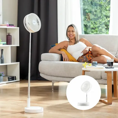 Ventilateur rechargeable pliable 3 en 1 Fandle - InnovaGoods - Modalova