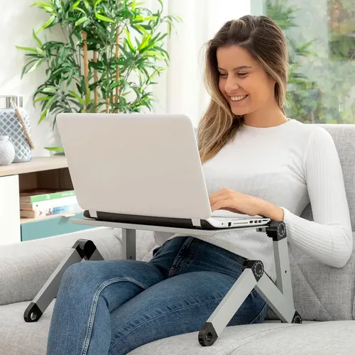 Table réglable positions multiples pour ordinateur portable omnible - InnovaGoods - Modalova