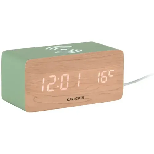 Horloge cube avec chargeur de téléphone LED - Karlsson - Modalova