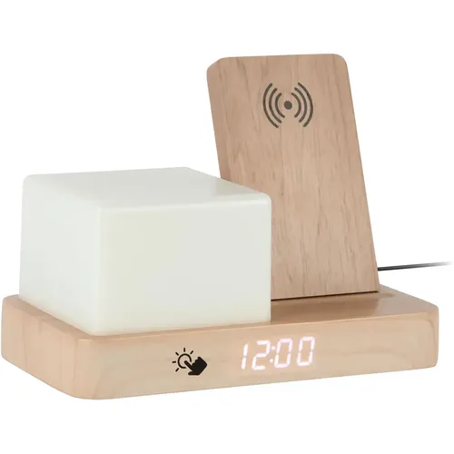 Horloge avec veilleuse LED et placage bois Retro - Karlsson - Modalova