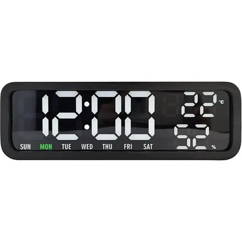 Horloge en placage de bois Madera - Karlsson - Modalova