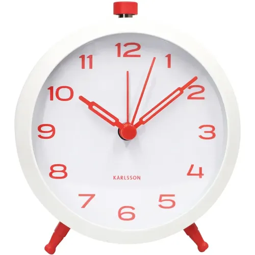 Horloge analogique à bouton Retro - Karlsson - Modalova