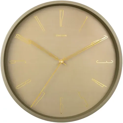 Horloge murale métal Belle Numbers - Karlsson - Modalova