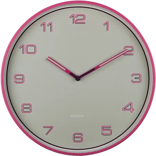 Horloge analogique Lined Numbers - Karlsson - Modalova