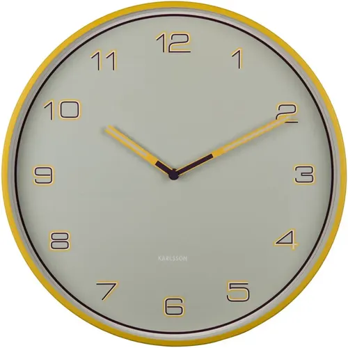 Horloge analogique Lined Numbers - Karlsson - Modalova