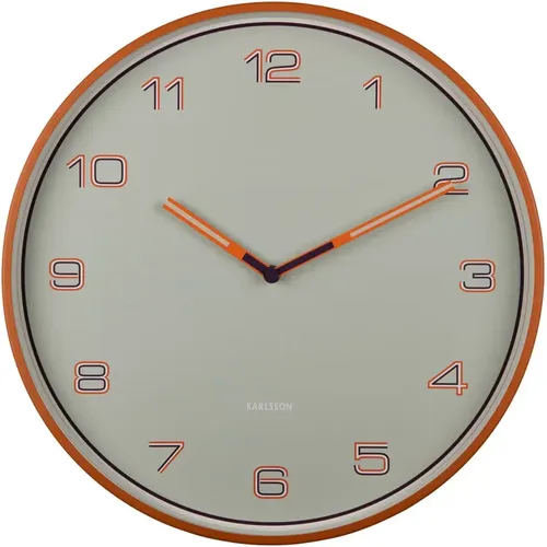 Horloge analogique Lined Numbers - Karlsson - Modalova