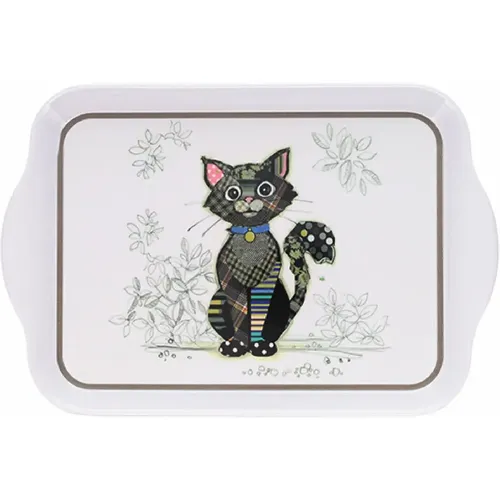 Plateau Chat Noir mélamine Kook PM - Kiub - Modalova