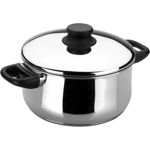 Marmite garinox avec couvercle 18 cm - Lacor - Modalova