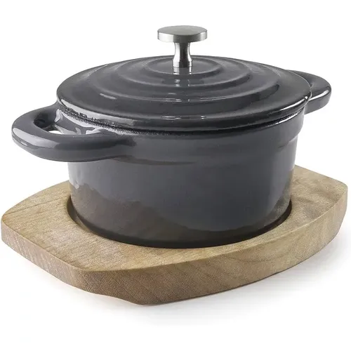 Cocotte rond sans couvercle Magma D.10 cm - Lacor - Modalova