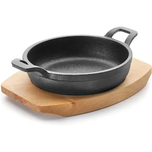 Poêle rond avec tableau en bois Magma D.15 cm - Lacor - Modalova