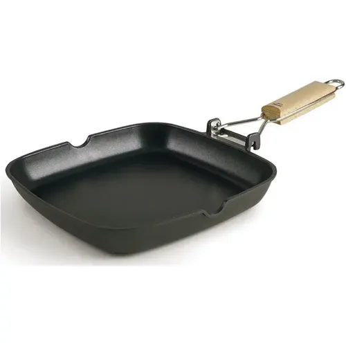 Poêle grill lisse rabattable SUA - Lacor - Modalova