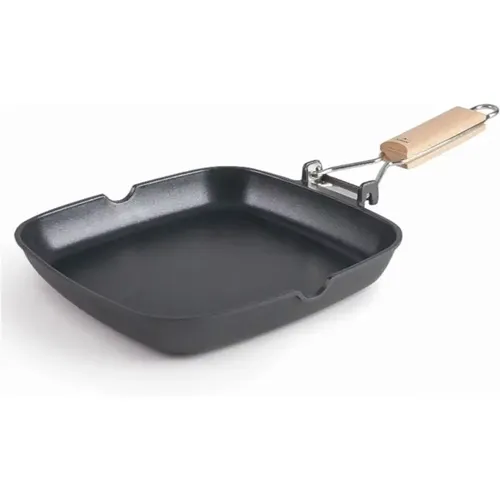 Poêle grill lisse rabattable SUA - Lacor - Modalova