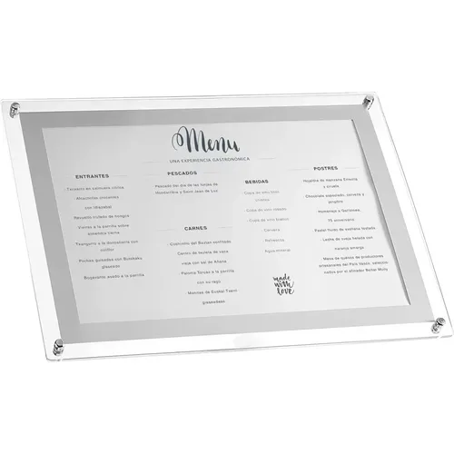 Support de menu acrylique A4 Lacor - Lacor - Modalova