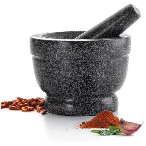 Ensemble mortier granit et un pilon 14x10 cm - Lacor - Modalova