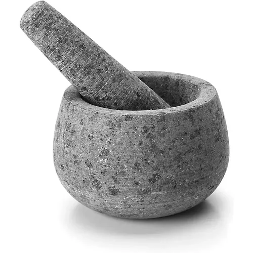 Ensemble mortier granit et un pilon 12x8 cm - Lacor - Modalova