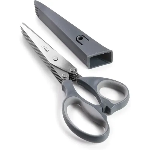 Ciseaux 5 coupe avec peigne pour nettoyage - Lacor - Modalova